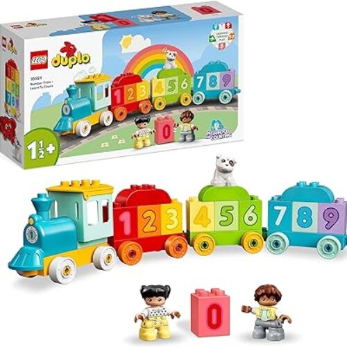 Train Toy with Bricks for Learning Numbers